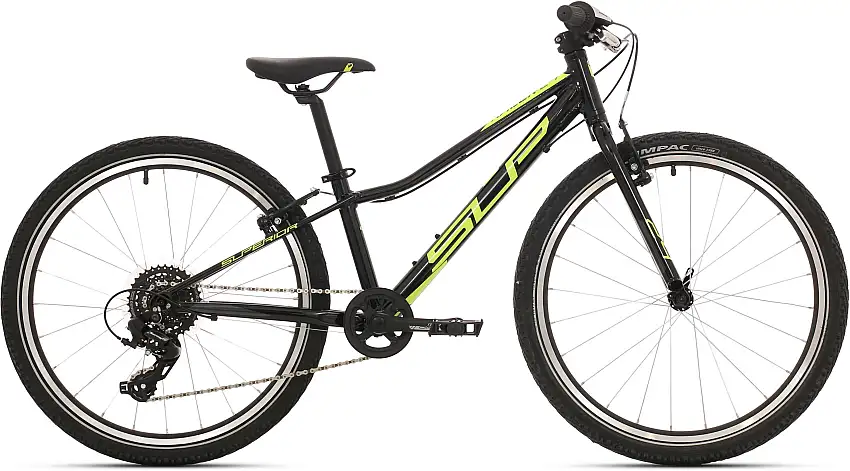 Superior Racer RX 24 svart/neongul/mörkgrå