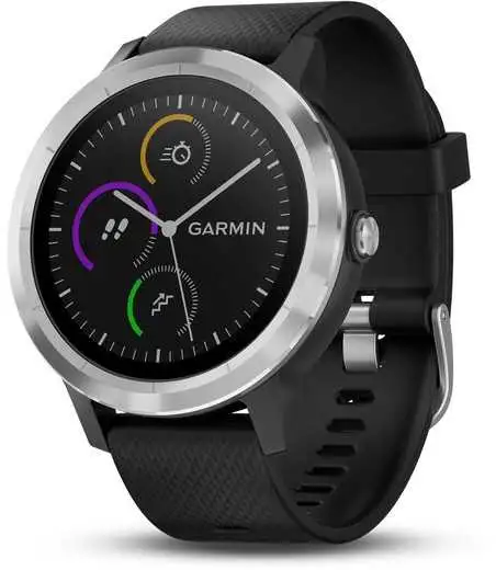 Aktivitetsmätare Garmin Vivoactive 3 svart/rostfritt stål