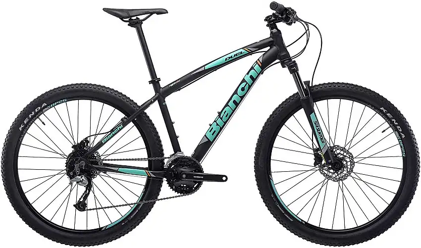 Bianchi Duel 27s Acera/Altus matt svart/celeste/vit