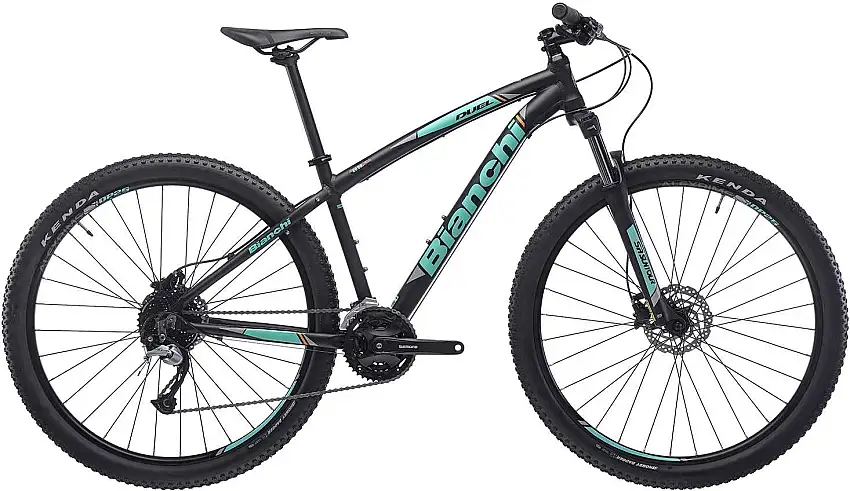Bianchi Duel 29s Acera/Altus matt svart/celeste/vit