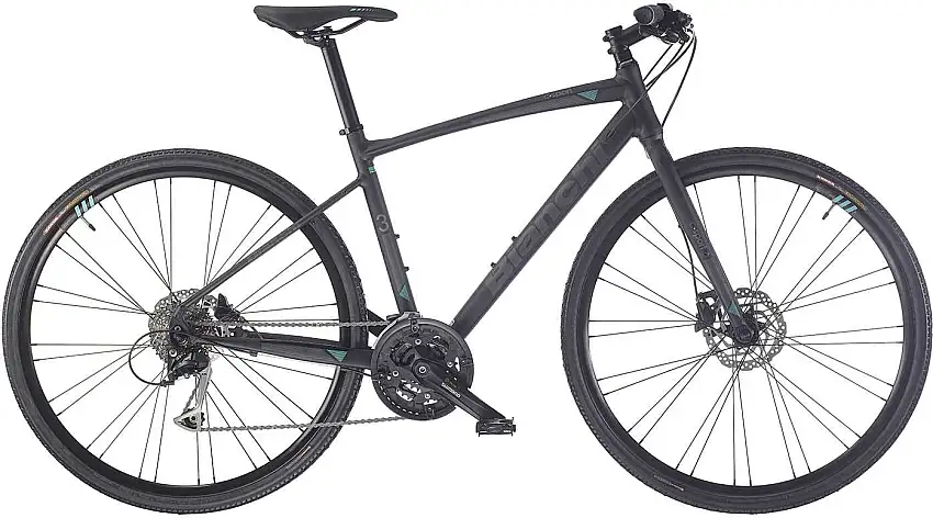Bianchi C-Sport 3 Alivio matt svart/vit/celeste
