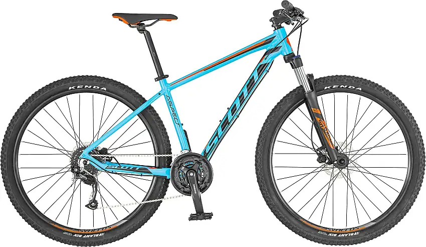 Scott Aspect 950 ljusblå/röd
