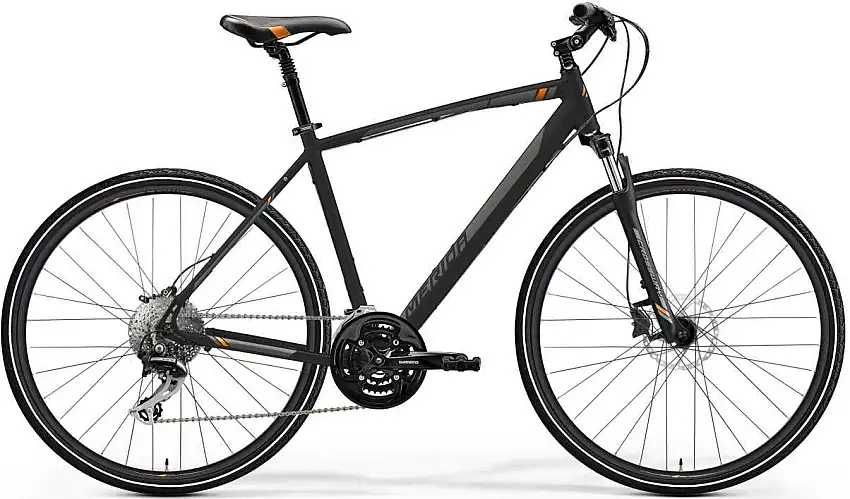 Merida Crossway 20-D matt svart/orange