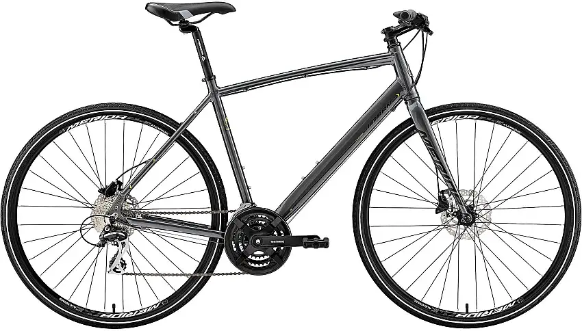 Merida Crossway Urban 20-D mörk silver/grön