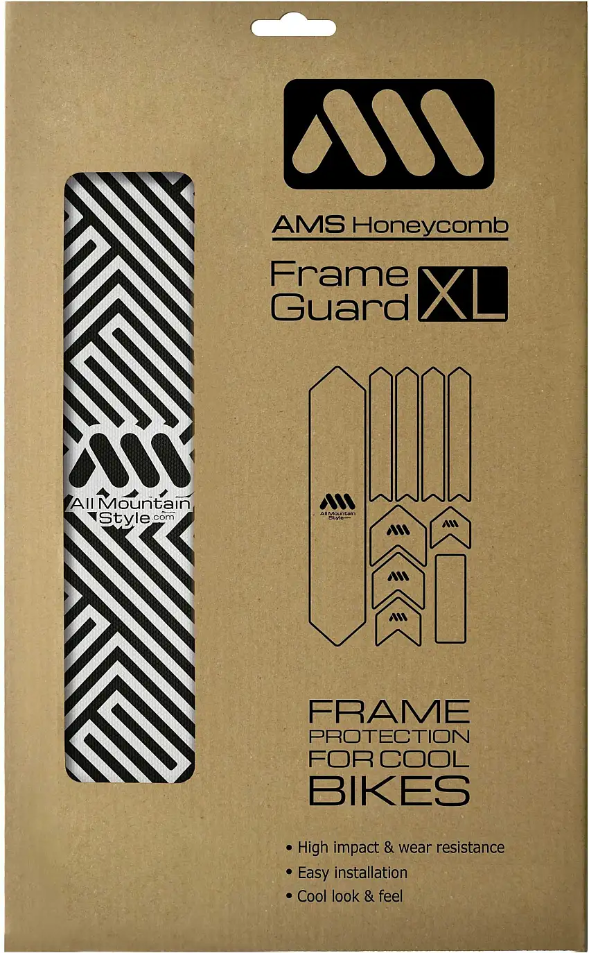 Ramskydd AMS Honeycomb XL transparent/grå maze