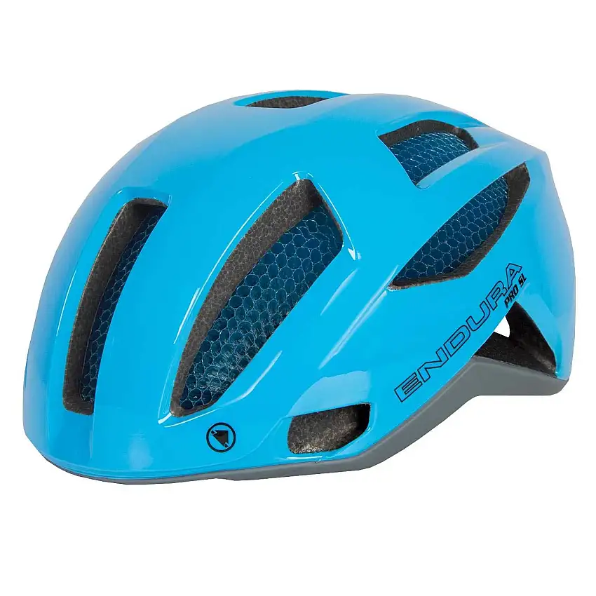 Cykelhjälm Endura Pro SL hi-viz blå