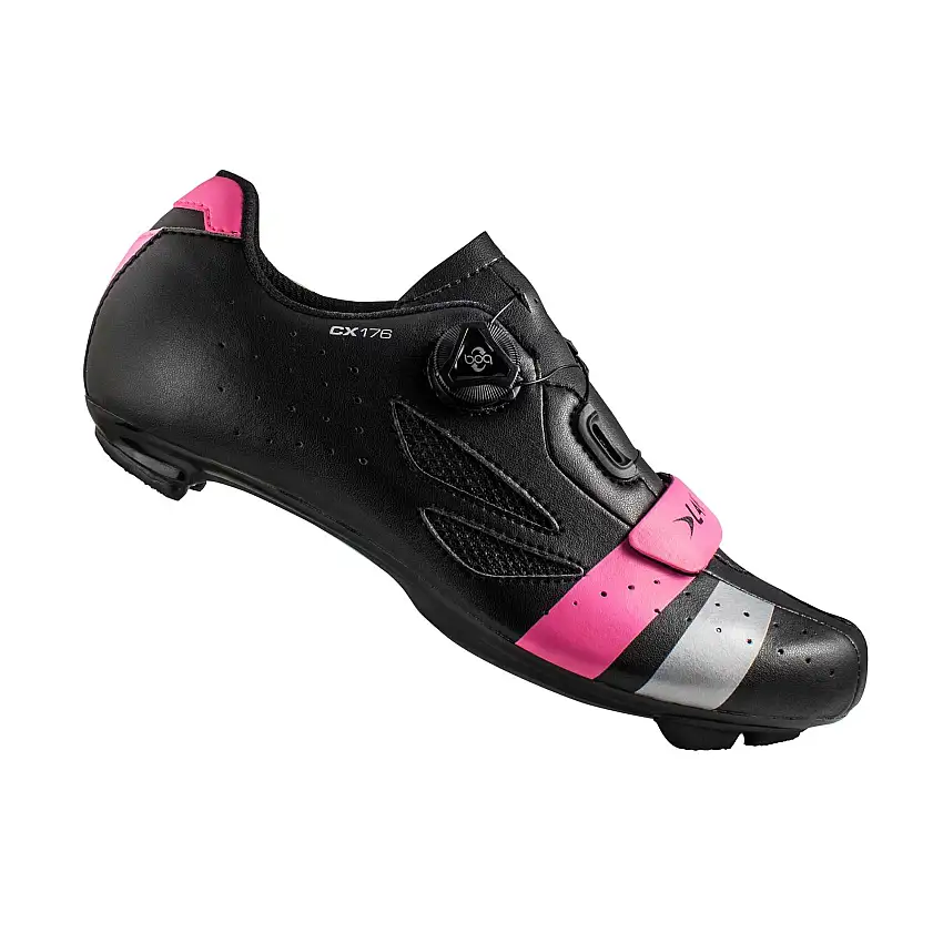 Cykelskor Lake CX 176 dam svart/rosa