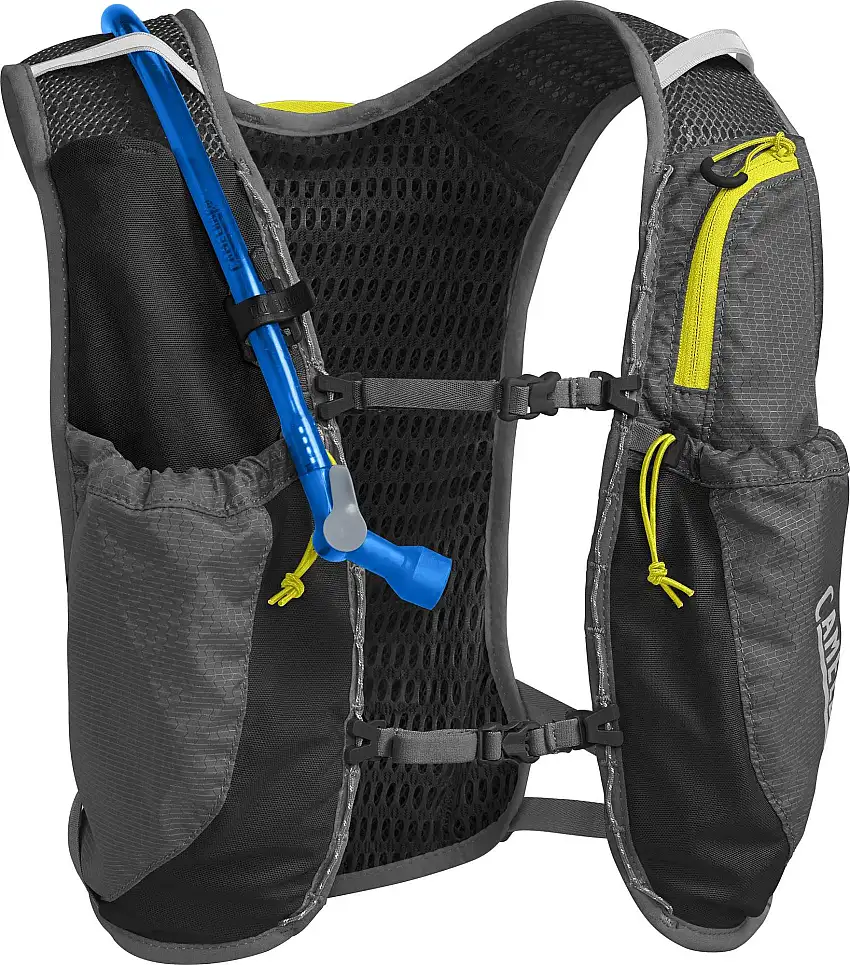 Löparväst Camelbak Circuit Vest 5 l med 1.5 l vätskebehållare grå/gul