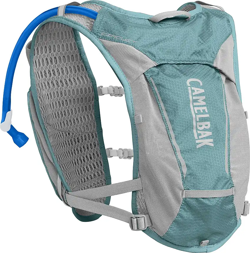 Löparväst Camelbak Circuit Vest dam 5 l med 1.5 l vätskebehållare grön/silver