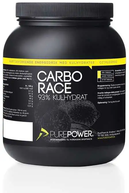 Sportdryck PurePower Carbo Race 1.5 kg Citrus