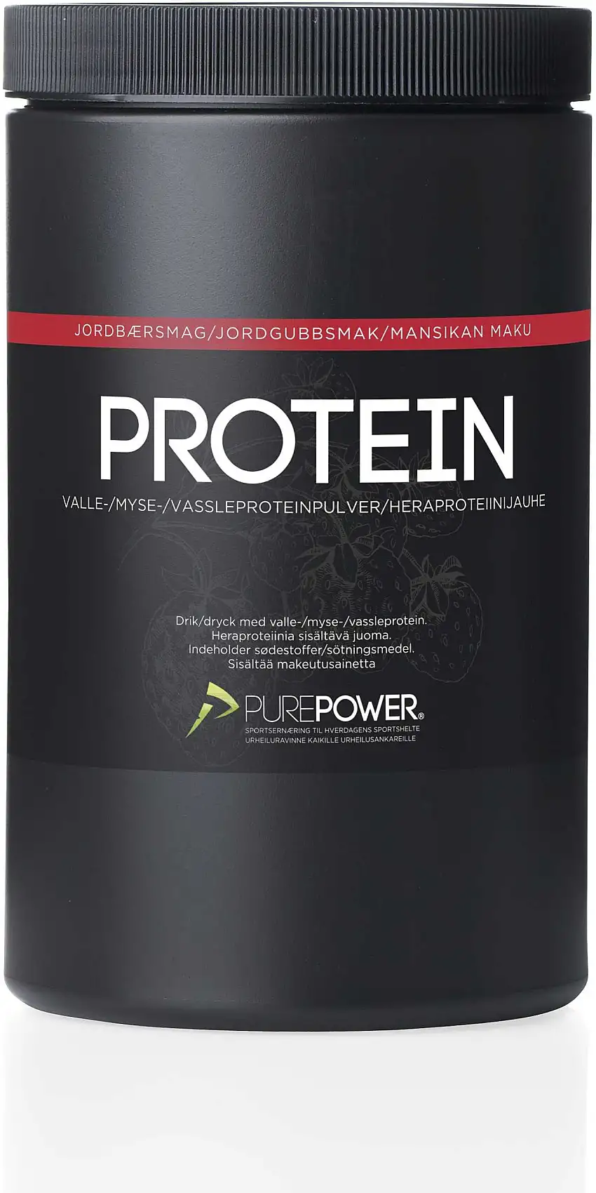 Proteinpulver PurePower PP Protein 325 g jordgubb