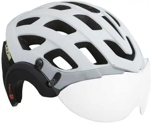 Cykelhjälm Lazer Anverz NTA MIPS + Led vit
