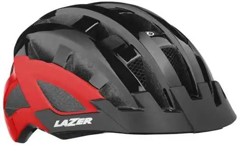 Cykelhjälm Lazer Compact DLX svart/röd