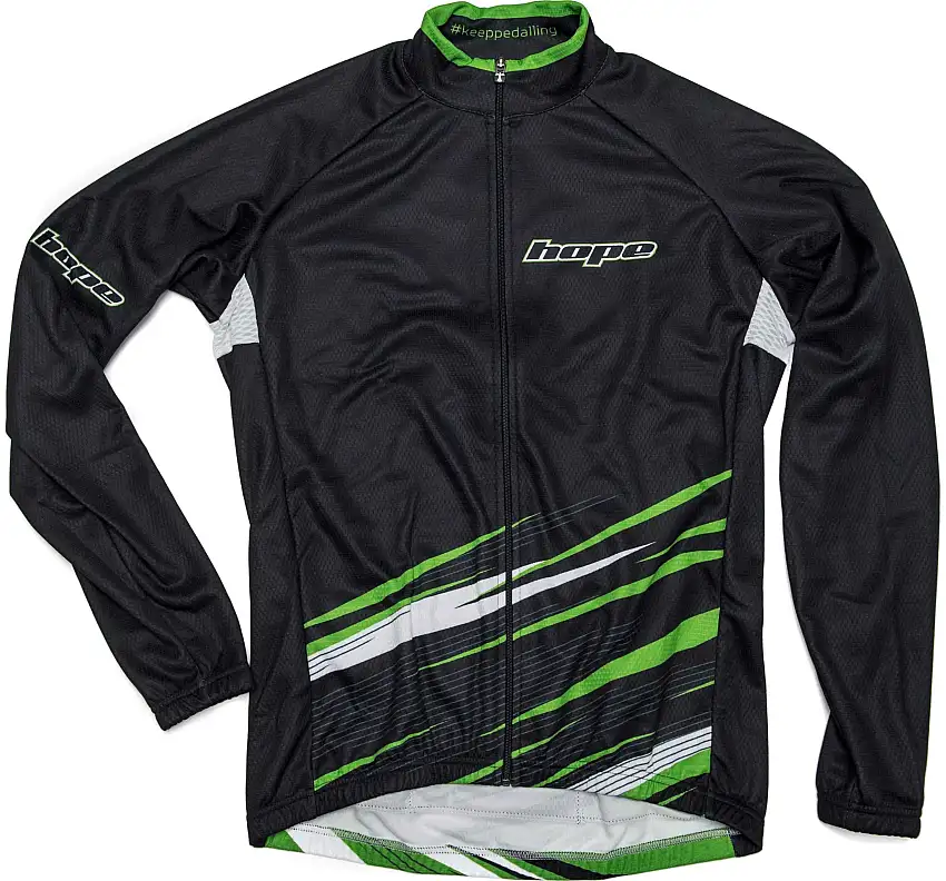 Tröja Hope Long Sleeve Road/XC svart/grön