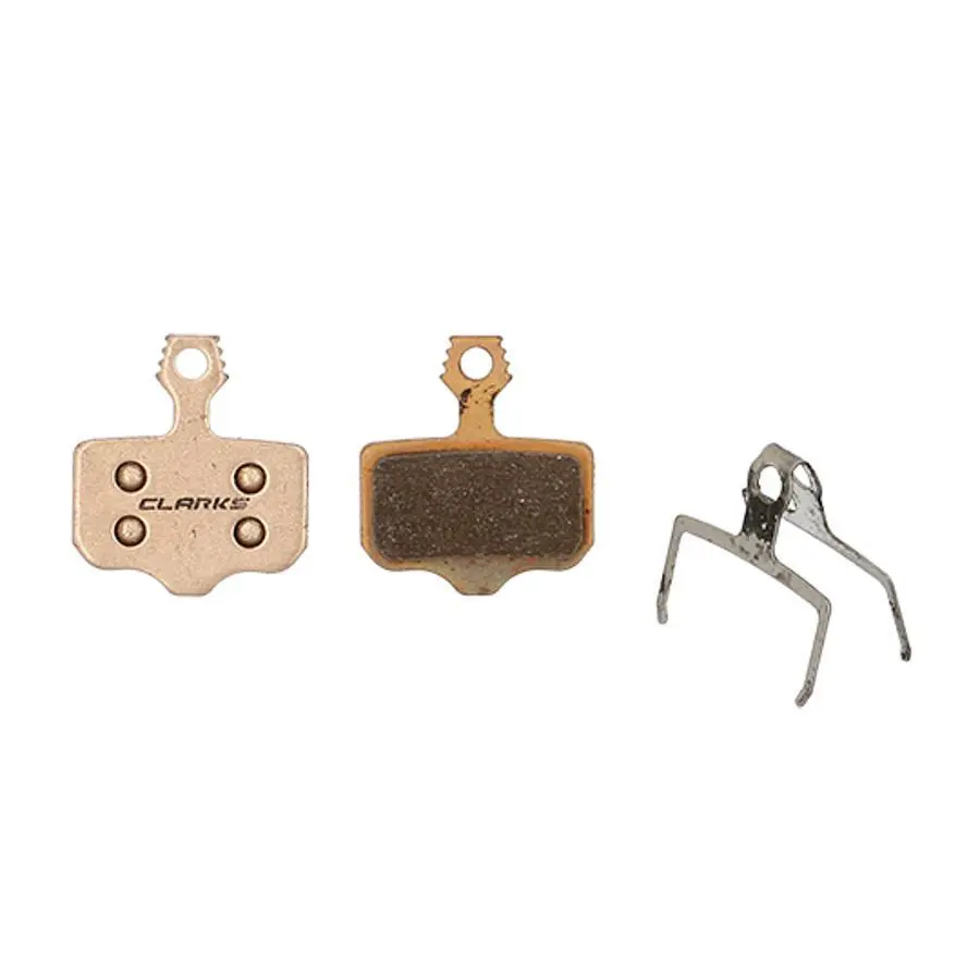Ett par bromsbelägg Clarks Cycle Systems Sintered Elixir Sram Xx-X0