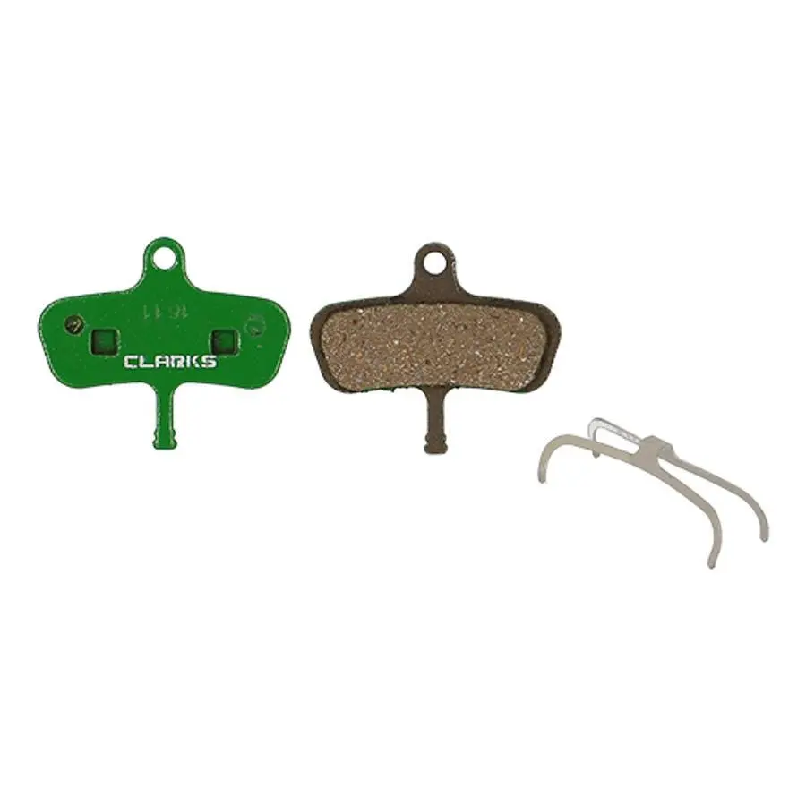 Ett par organiska bromsbelägg Clarks Cycle Systems 5