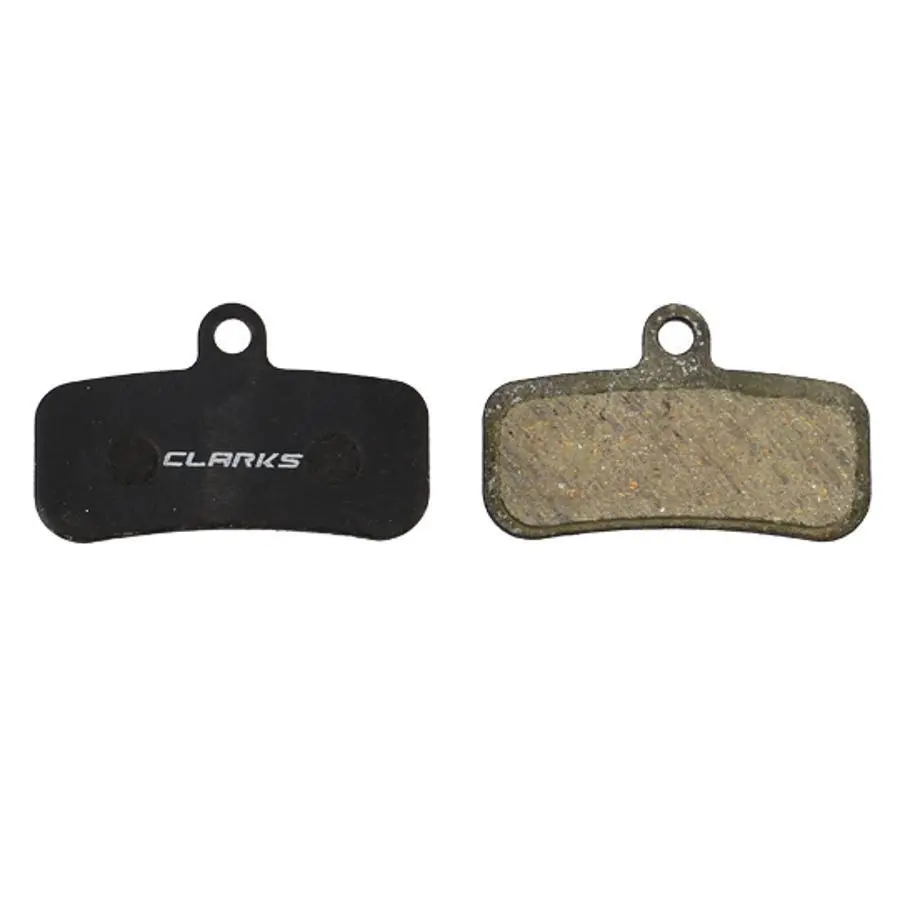 Ett par organiska bromsbelägg Clarks Cycle Systems Shimano Saint Zee M640 810 820