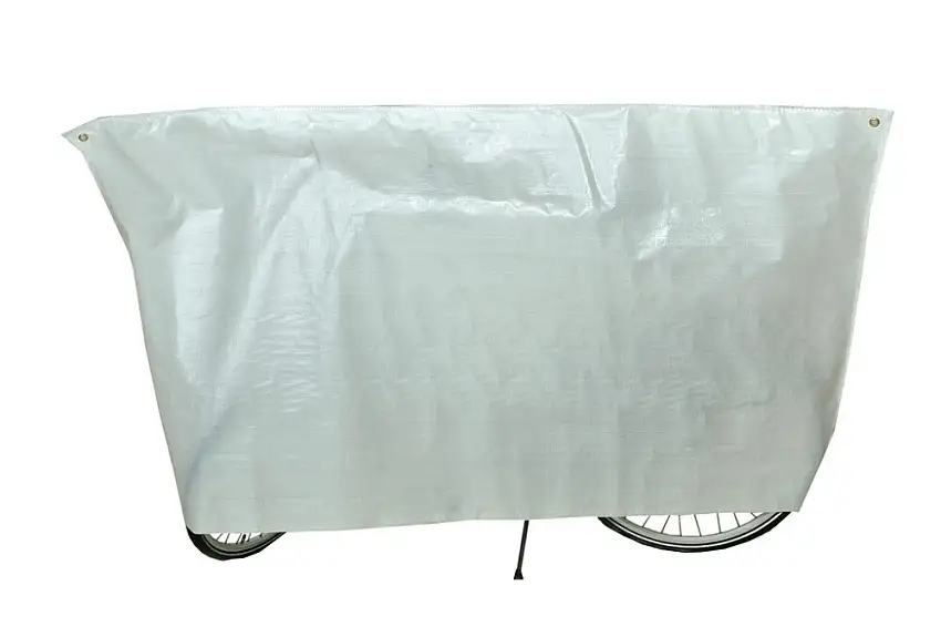 Cykelgarage vit 110 x 210 cm