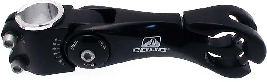 Styrstam Cavo justerbar 0-60° 25.4 mm 125 mm svart