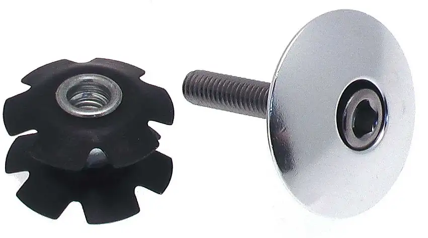 Stjärnmutter 11/8" med Lock silver