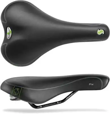 Sadel Sportourer FLX herr 162 mm svart