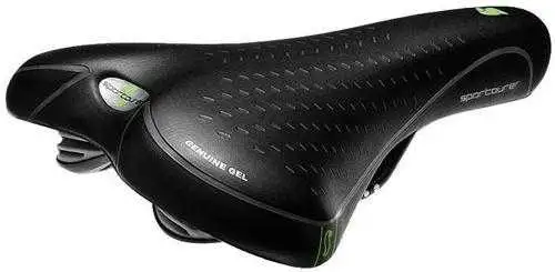Sadel Sportourer Flx Gel herr svart 165 mm