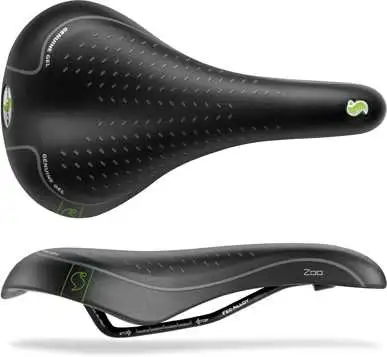 Sadel Sportourer Zoo Gel Unisex svart 160 mm