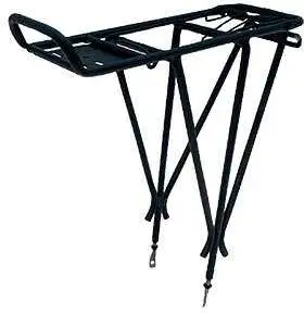 Pakethållare Cavo aluminium 26-28" svart