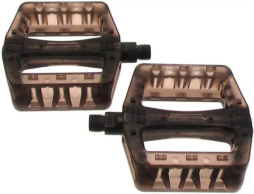 Cykelpedaler Cavo BMX Bikepark 9/16" svart/transparent