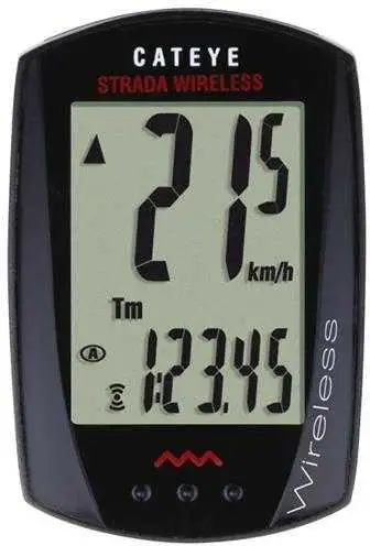 Cykeldator Cateye Strada Cc-Rd300W Trådlös - 8 Funktioner svart