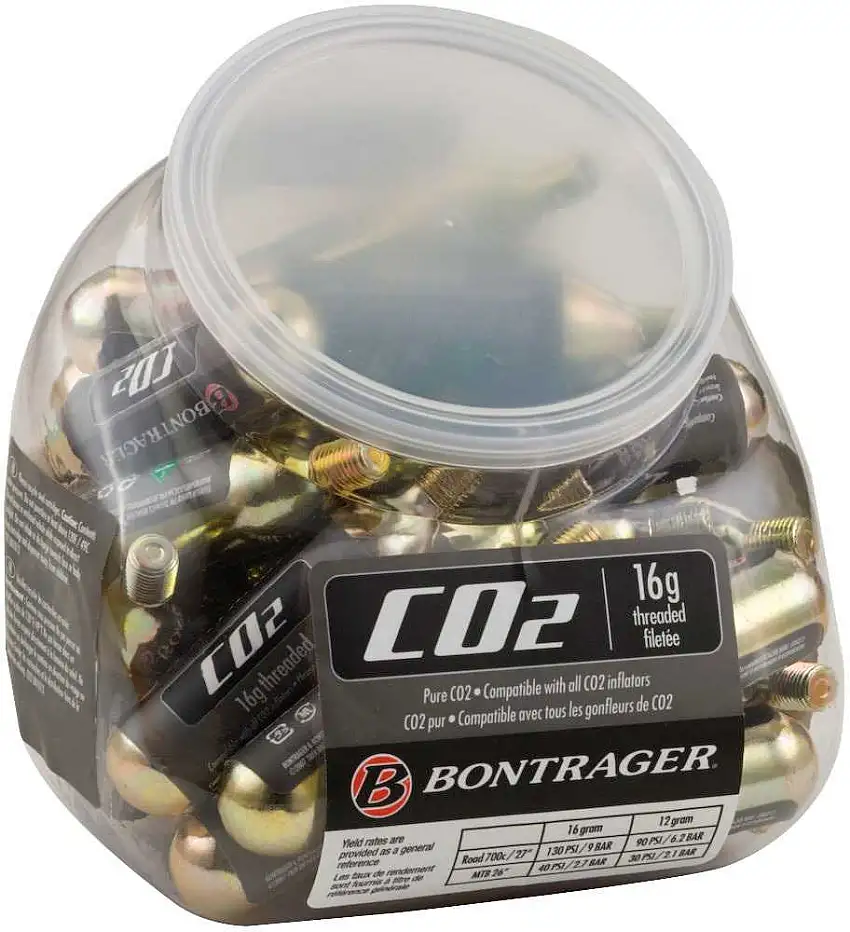 Kolsyrepatron Bontrager Co2-patron gängad 16 gram 1st