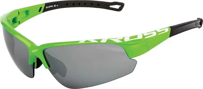 Cykelglasögon Kross DX-Optic 1 grön/vit