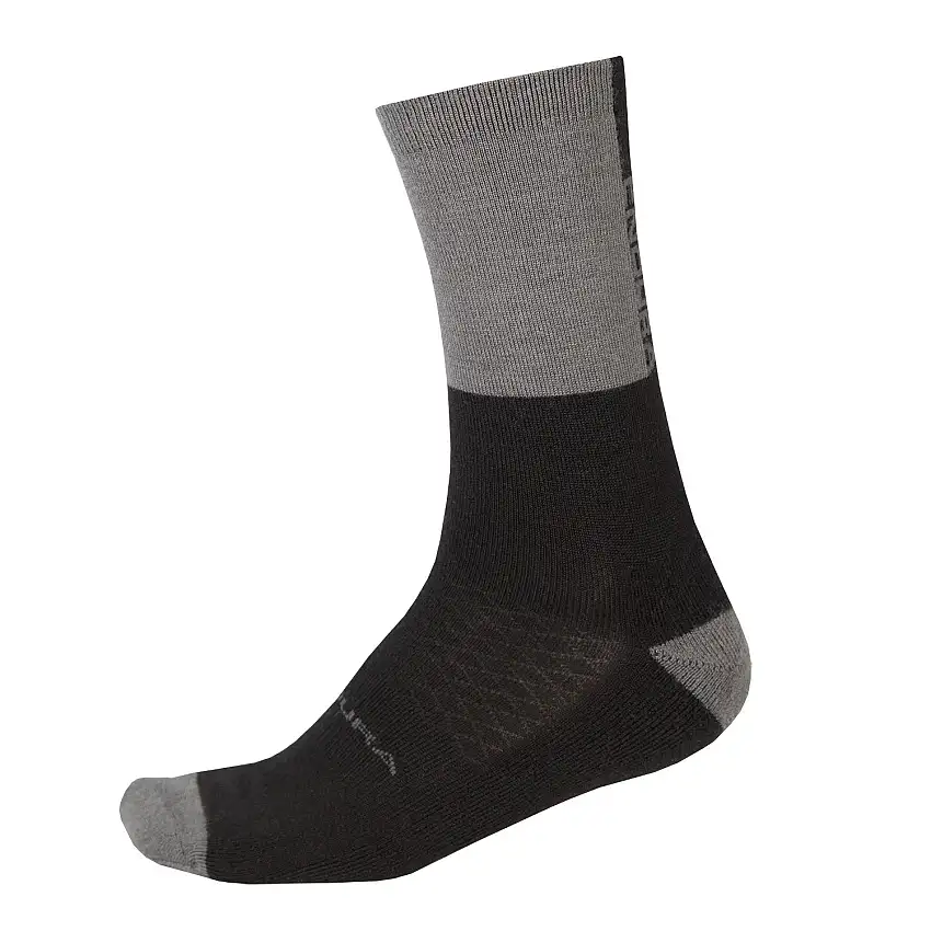 Strumpor Endura BaaBaa Merino Winter Svart/Grå