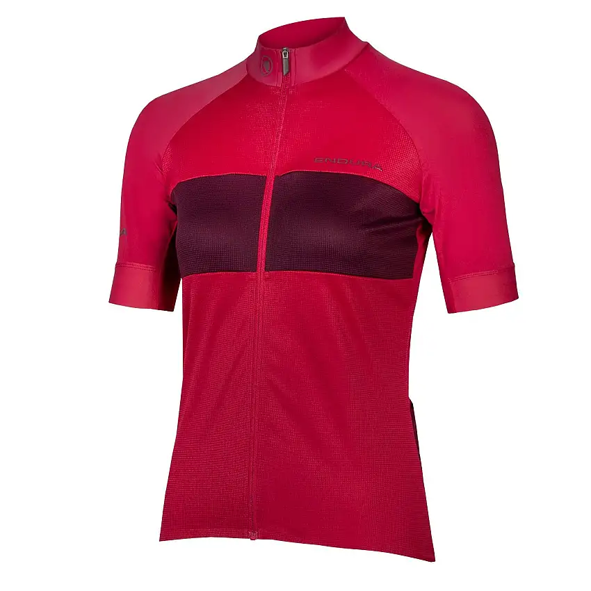 Tröja Endura Womens FS260-Pro S/S Jersey Röd