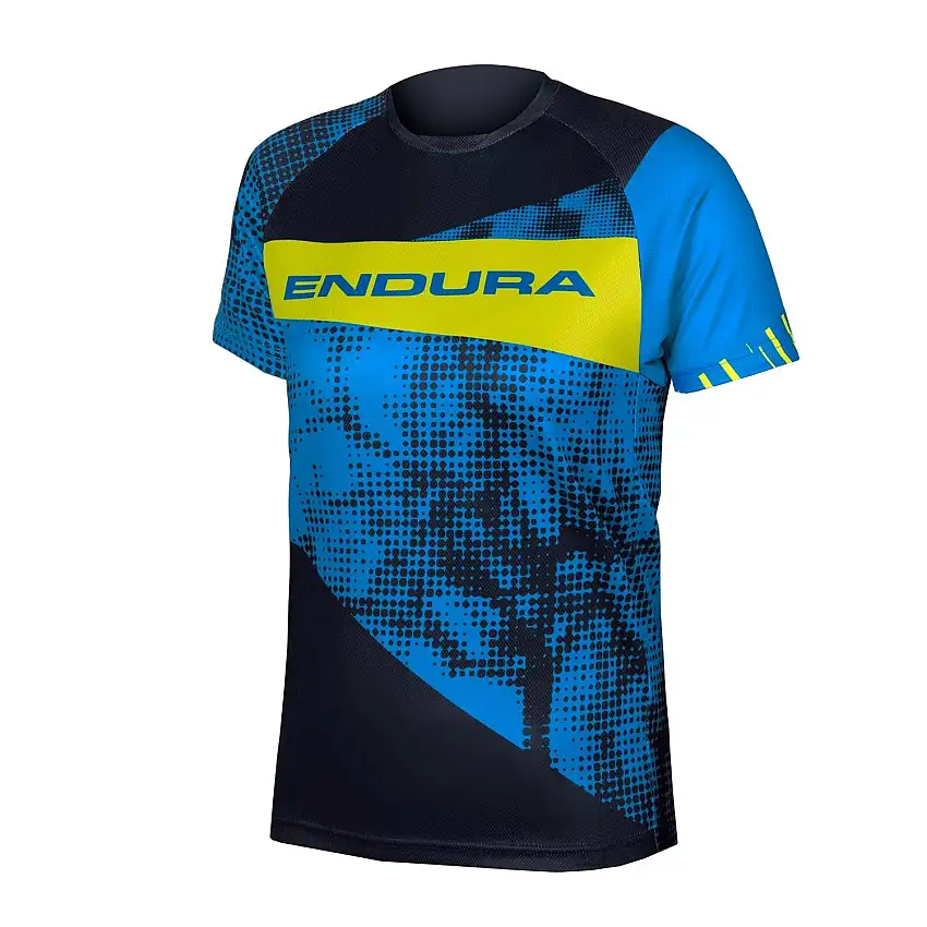 Tröja Endura Junior MT500JR S/S Jersey Blå