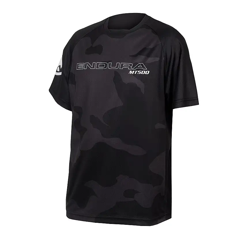 Tröja Endura Junior MT500JR S/S Jersey Svart