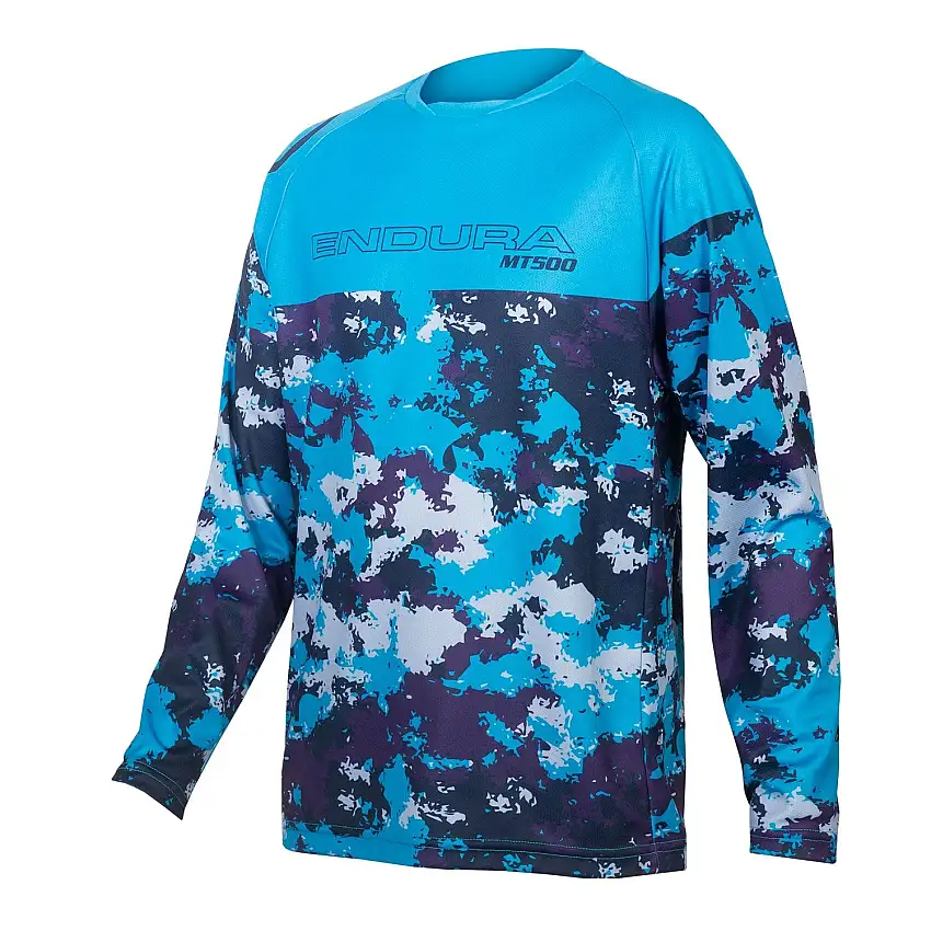 Tröja Endura Junior MT500JR L/S Jersey Blå