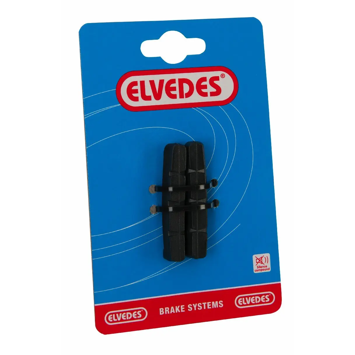 Par ersättningsbromsbelägg för vägfordon för fästen Elvedes Shimano