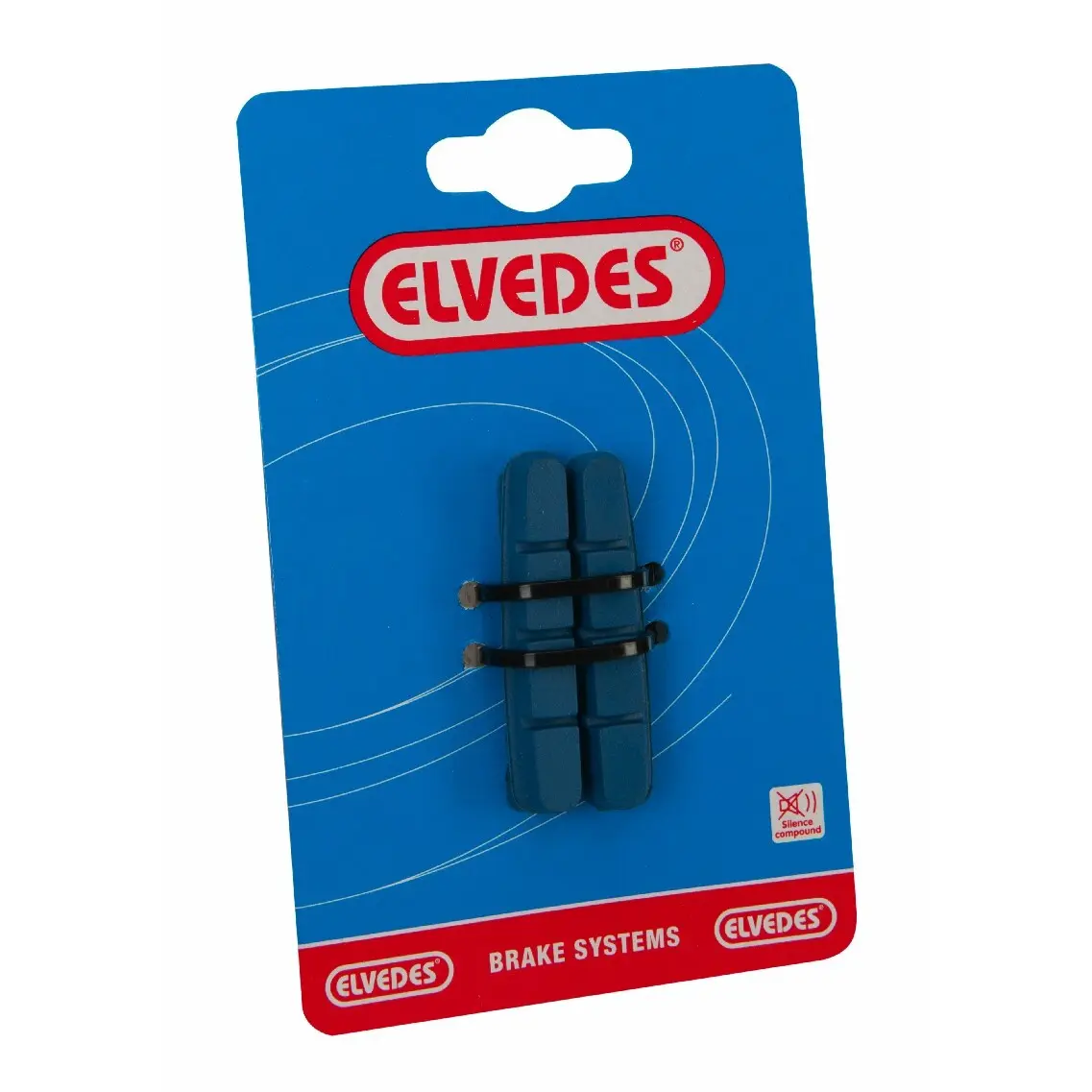 Ett par ersättningsbromsbelägg för kolfiberfälgar Elvedes Shimano