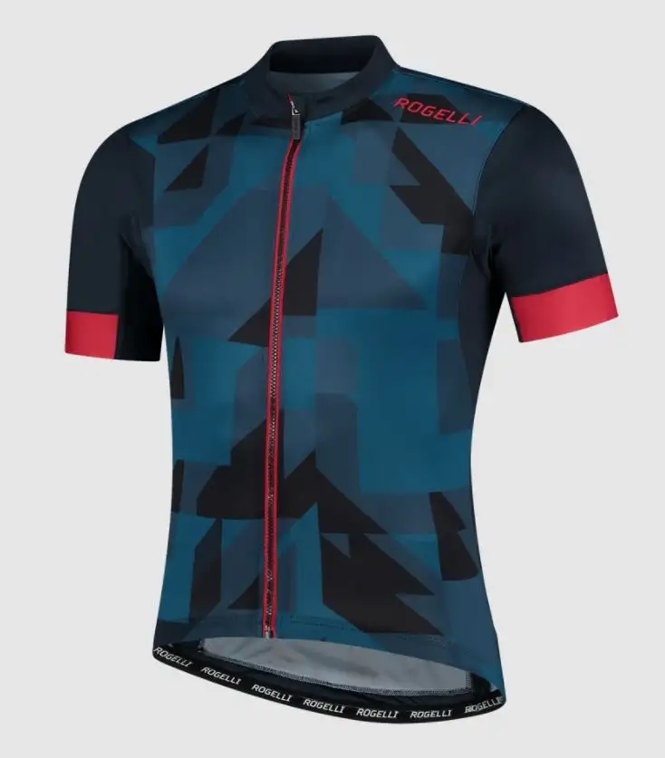 Tröja Rogelli Brisk Jersey SS Blå/Röd