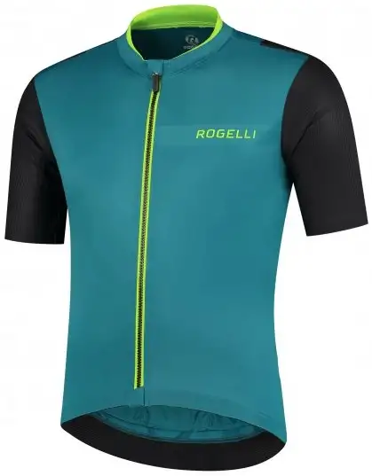Tröja Rogelli Minimal Jersey SS Blå/Grön/Svart