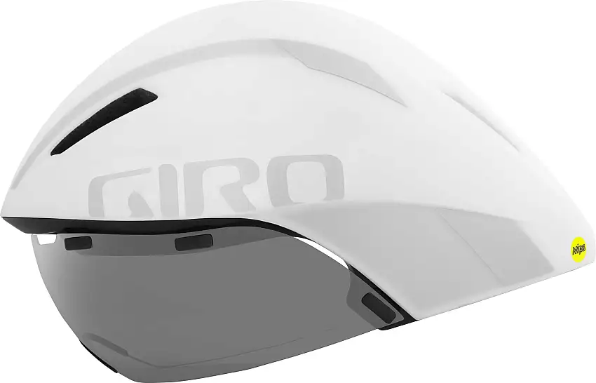 Cykelhjälm Giro Aerohead MIPS vit/silver