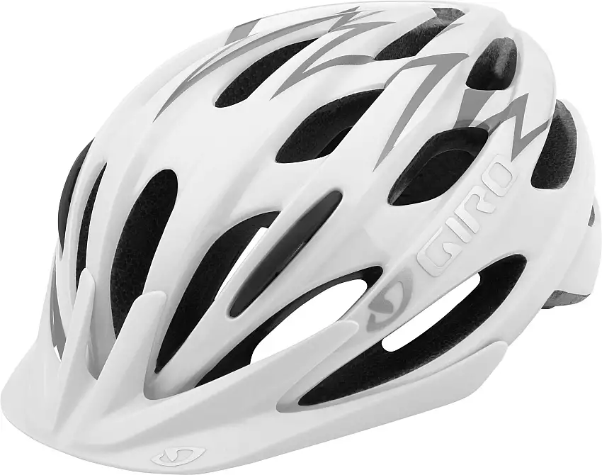 Cykelhjälm Giro Raze vit/grå