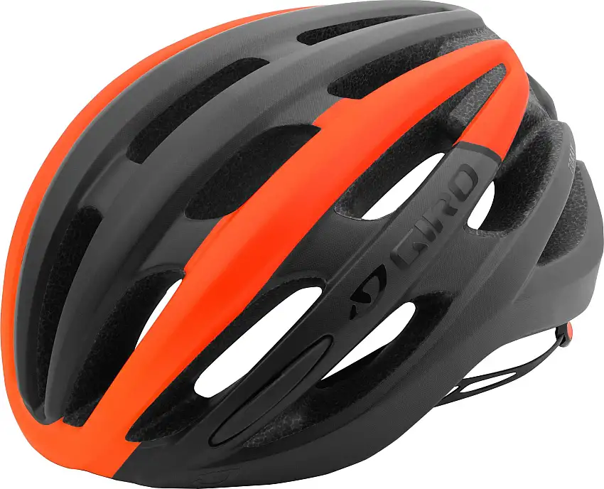 Cykelhjälm Giro Foray MIPS matt svart/vermillion