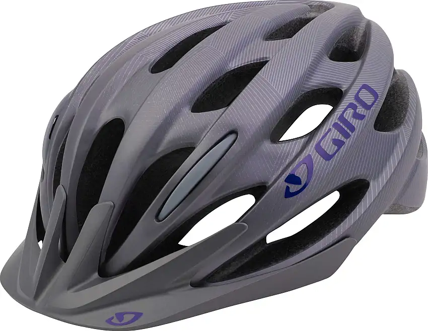 Cykelhjälm Giro Verona MIPS dam matt titanium/lila