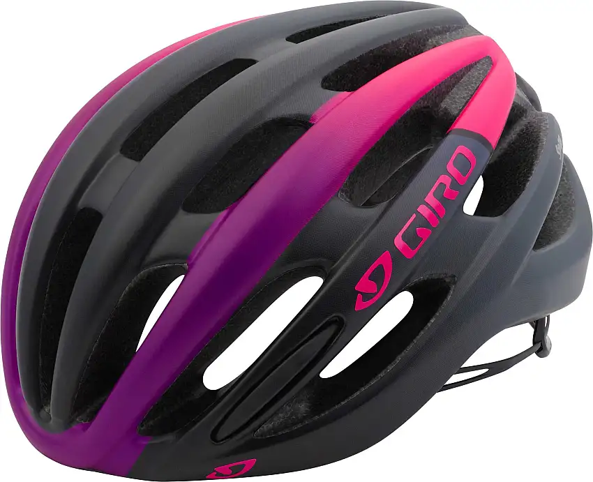 Cykelhjälm Giro Saga MIPS dam rosa/svart