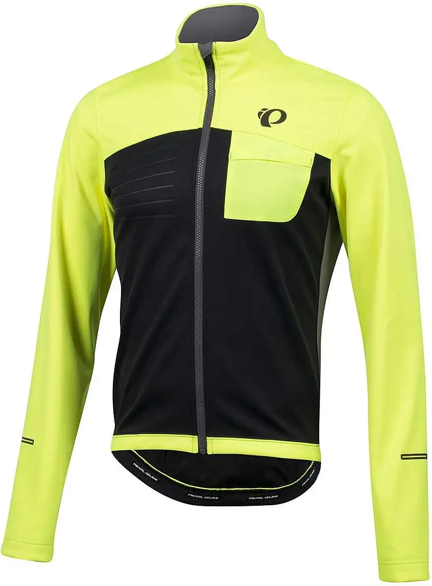 Jacka Pearl Izumi Select Escape Softshell gul/svart