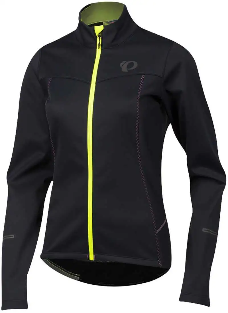 Jacka Pearl Izumi Select Escape Softshell dam svart/gul