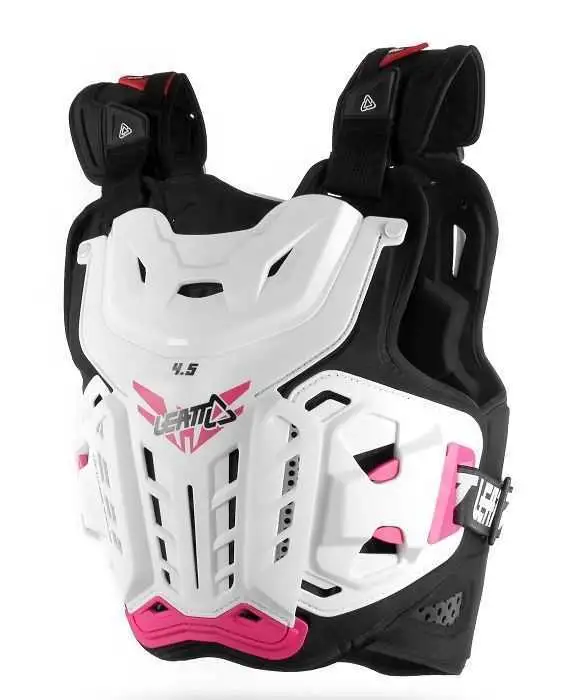 Överkroppsskydd Leatt Chest Protector 4.5 Jacki dam vit/rosa