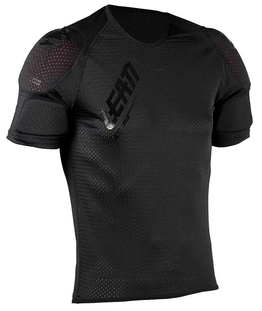 Axelskydd Leatt Shoulder Tee 3DF Airfit Lite svart